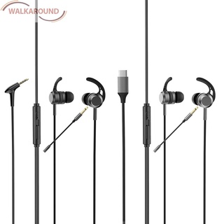 (Wal) Ak-p10 Gamer auriculares mm In-Ear con cable Bass Dual micrófono auriculares
