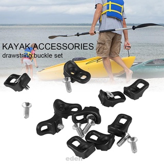 10 pzs accesorios profesionales de nailon para exteriores/accesorios de nailon duraderos/portátiles con tornillos/aparejos de Kayak