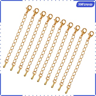 10x Light Weight Necklace Extender - It\\\'s A Fine Chain 75 mm Gold Plated