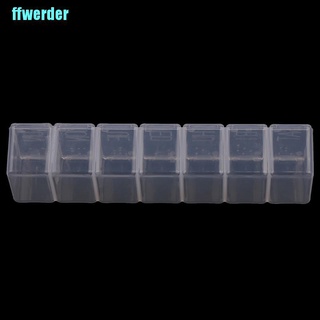 [ffwerder] 7 días tablet pill box titular semanal medicina almacenamiento organizador contenedor caso (2)