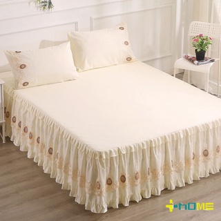 cama falda protector de colchón cama falda sábana bajera ajustable 1,2 m/1,8 m cama doble para verano
