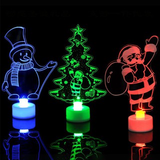 olivehome lámpara de acrílico colorida de acrílico para mesa/luz nocturna para fiesta/regalo/luz táctil para dormitorio (2)