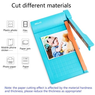 scli a5 cortador de papel trimmer foto guillotina máquina de corte de scrapbook cuchillo con regla escuela oficina papelería