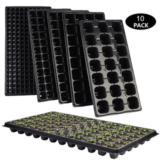 schmiedeskamp - bandeja para plantas, maceta, maceta, 32/72/50/105/128/200 células, propagación de bonsai, germinación, 10 unidades, caja de cultivo de semillas (3)