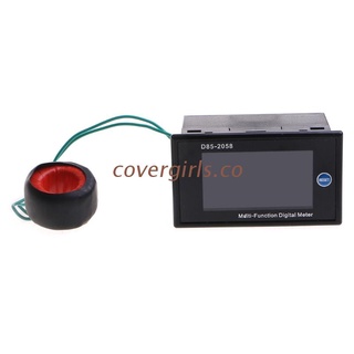 girgs digital power monitor ac40-300v/200-450v voltaje corriente medidor de potencia color lcd