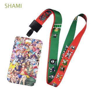 SHAMI Gifts Protective Cover Cartoon ID Bus Cards Cover Luffy Card Holder Cute Multi-Function Key Holder Japanese Anime Chopper Hot Blood Anime Cards Sleeve