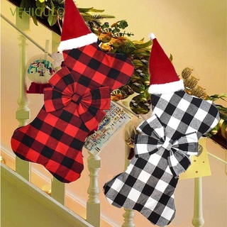 Vehiculo clásico decoración/calcetines De cuadros De mano/Multicolorido Para navidad/fiesta/mascota
