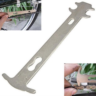 Comprobador indicador de desgaste herramienta de medición de acero 14* * cm bicicleta ciclismo