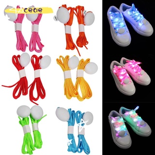 Ceae Multicolor moda Nylon noche correr correas accesorios deporte decoración fiesta luminosa cordones LED zapatos cordones
