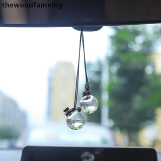 [Thewoodfameing] ambientador de coche con flor Auto adorno Perfume colgante botella de almacenamiento [thewoodfameing]
