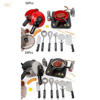 Hec 16 pzas/Set utensilios De cocina cocina cocina utensilios De comida para niños niños niños juguete De Casa