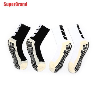 supergrand calcetines deportivos antideslizantes calcetines de fútbol de los hombres de algodón calcetines de fútbol calcetines