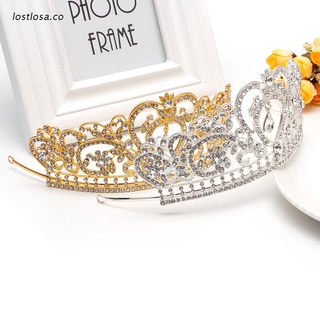 los boda novia princesa rhinestone tiara corona diadema mujeres accesorios para el cabello (1)