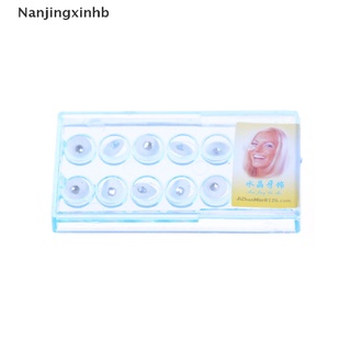 [nanjingxinhb] 10 unids/set de gemas dentales de imitación de cristal oral adornos de dientes joyería de dientes [caliente]