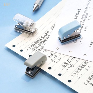 SAY perforadores de papel portátiles lindos sin esfuerzo anillo de mano perforadores