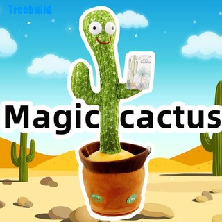 [Treebuild] Cactus Juguetes De Peluche Electrónico Bailando Cantando Y