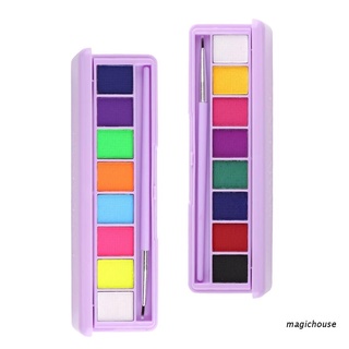 magichouse Paleta De 8 Colores Soluble En Agua Para Pintura Corporal/Maquillaje De Halloween (1)