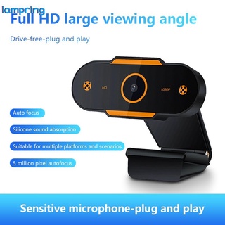 lampring Auto Focus 1944P Hd Webcam 1080P Web Camera With Microphone For Live Broadcast Video Calling Home Conference Work lampring