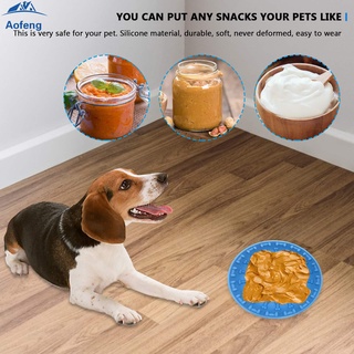 (Formyhome) Pet Lick Mat Bowl Dog Slow Feeder Bowl for Food Yogurt or Peanut Butter