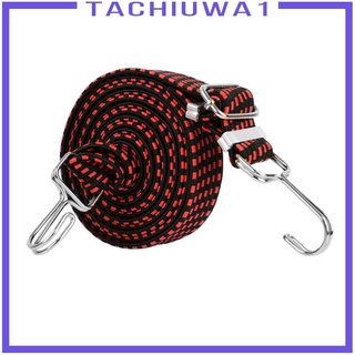 [TACHIUWA1] Cuerda elástica elástica de servicio pesado, correa de equipaje de viaje con ganchos