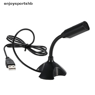 [enjoysportshb] Soporte USB Mini Escritorio Estudio Discurso Micrófono Para PC Portátil Netbook [Caliente]