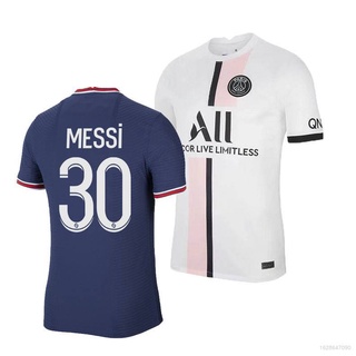 Nueva PSG Jersey de fútbol Paris Saint Germain Messi camiseta de fútbol Jersey más el tamaño Unisex superior de alta calidad Tee más el tamaño bueno