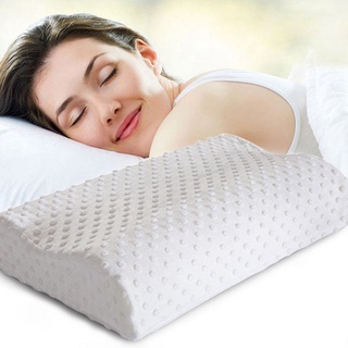 almohada ortopédica de cuello fibra de rebote lento espuma de memoria cervical saludable almohada
