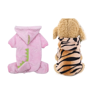 Cls dinosaurio perro gato ropa sudadera con capucha mascota perros ropa disfraz pijamas trajes para pequeño medio grande perro gato (7)