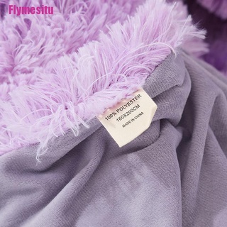 [Flymesitu] Super suave de piel sintética de Coral manta de lana elegante esponjosa manta de sofá mantas (3)
