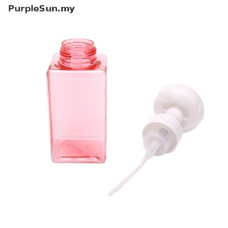 [purplesun] Botella rellenable para bomba de flores, jabón, jabón, cosmética, botella vacía
