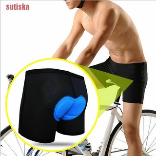 sutiska - pantalones cortos acolchados para hombre, 3D, ropa interior, ciclismo, bicicleta de montaña, pantalones KWA