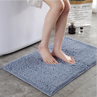 Alfombra de baño, Extra suave Shaggy Chenille alfombra de baño Ultra absorbente alfombra de felpa para bañera, ducha, y