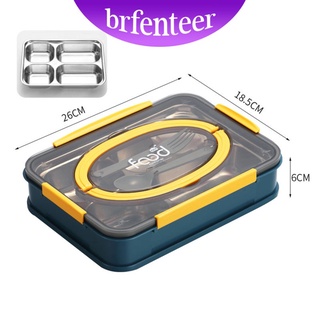 Brfenteer lonchera De acero inoxidable apilable/ Bento/Portátil/contenedor con aislamiento