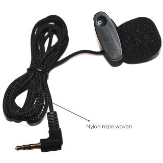 Micrófono de Audio del coche de 3,5 mm Jack Plug micrófono estéreo Mini reproductor externo con cable para Radio Auto DVD (5)