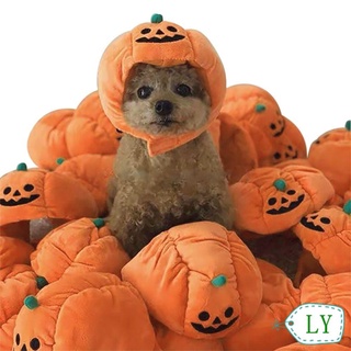 Ly Party disfraz de Halloween gato perro sombreros para perros gatos cachorros mascotas accesorio perro gatos casco caliente nuevo suave peluche lindo mascotas decoración sombrero de calabaza