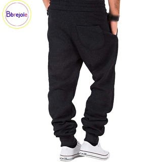 Hombres Pantalones Deportivos Cómodo Cordón Cintura Fitness Leggings Durable (3)