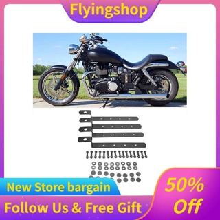 Flyin Moto soporte de montaje lateral Universal para motocicleta, hierro (1)