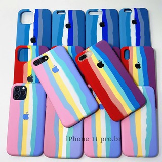 Funda De silicón suave Anti-caídas De colores con arcoíris Para iphone 11 12 pro Max 11 X Xr Xs Max 7 8 Plus 6 6s funda De Capinha Case (1)