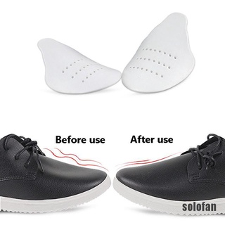 (solofan) 1 par de zapatos Anti arrugas arrugados Crack zapato soporte puntera puntera cabeza camilla
