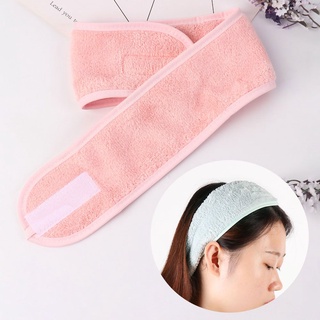 TRIBGOALWISE Soft Facial Hairband Salon SPA Toweling Hair Wrap Makeup Head Band Beauty Stretch Towel Women's Fashion Cleaning Cloth Adjustable Shower Caps/Multicolor (9)