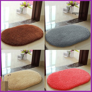 Vip alfombra absorbente De Poliéster antideslizante De color sólido Para puerta De baño