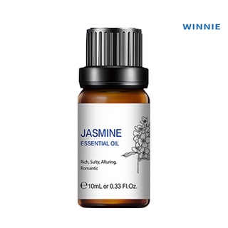 [winnie] 10 ml aceite esencial de jazmín para el cuidado de la piel aliviar el estrés extracto de flores fragancia aceites (8)