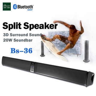 Cine en casa 20W Bluetooth barra de sonido TV AUX óptica Bluetooth barra de sonido altavoces columna Subwoofer altavoz para ordenador de TV