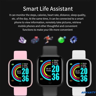 Y68s reloj inteligente con Monitor De presión Arterial/Smartwatch a prueba De agua/Monitor De frecuencia cardiaca/Bluetooth