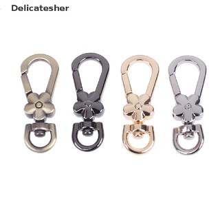 [delicatesher] bricolaje bolsa accesorios metal bolsos cierres mango flor langosta clips broches ganchos calientes
