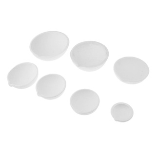 White Quartz Silica Melting Crucible Dish Pot Cup for Gold Silver Metal 100g