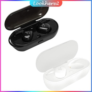 (mira aquí) y30 bluetooth compatible 5.0 mini en el oído auriculares tws auriculares con estuche de carga micrófono