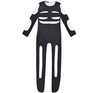 Horror Skeleton - disfraz de niño para Halloween, juego de rol, ropa de fiesta, Cosplay, disfraz de esqueleto para niños (9)