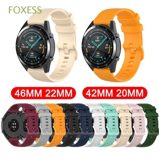 foxess - correa universal de silicona para reloj (42 mm/46 mm, 20 mm, 22 mm, 22 mm, multicolor)