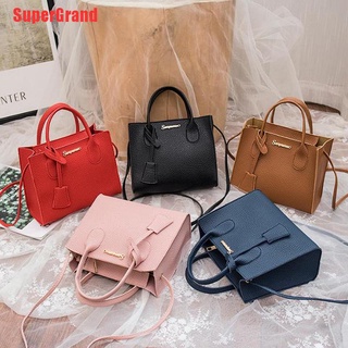 SuperGrand 1pc Korean Women Sling Bag Crossbody Bag Shoulder Bag Casual PU Bag Totes